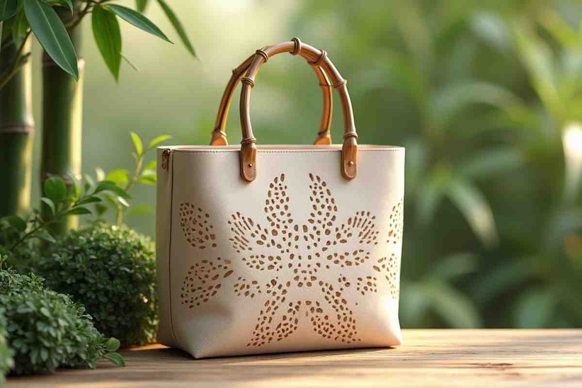 La shopping bag con manici di bambù: stile e sostenibilità per la moda green