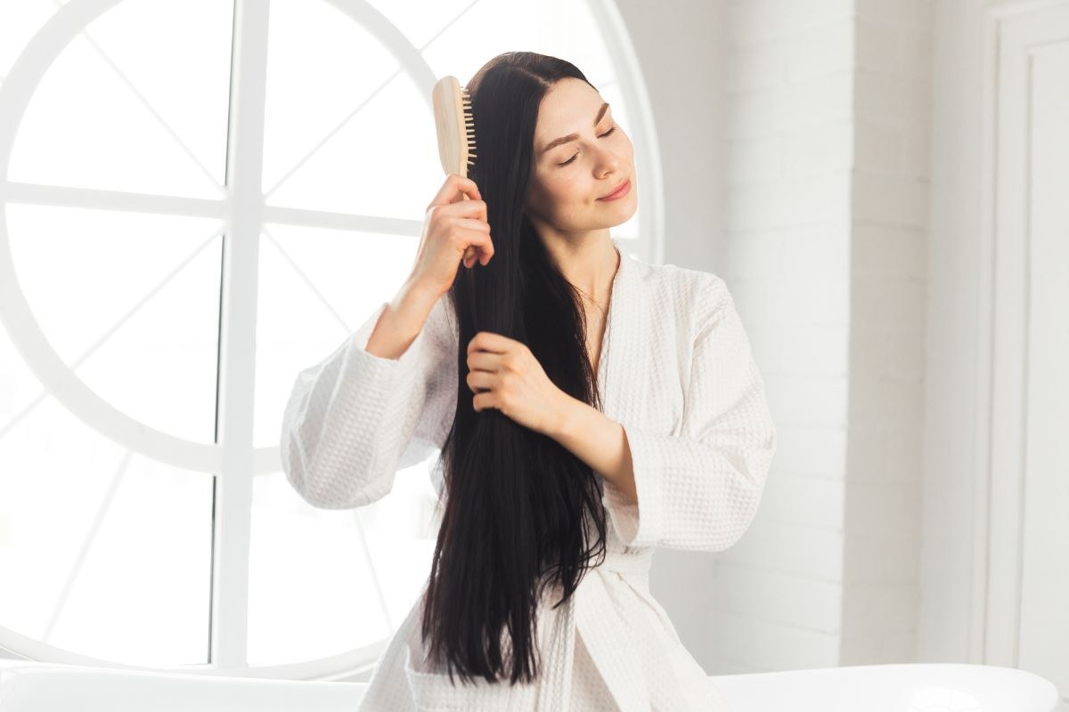 Capelli belli con soluzione fatta in casa
